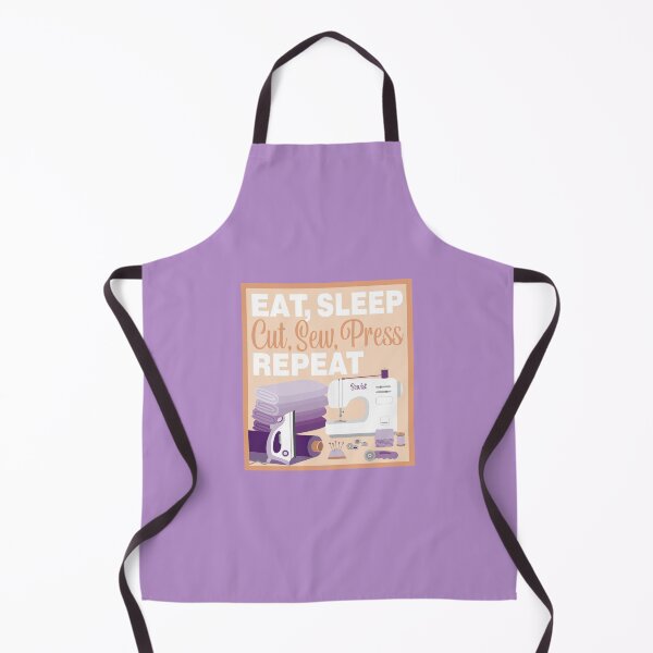 Item preview, Eat Sleep Repeat Quilting - New Machine - PURPLE designed and sold by StellarFX.