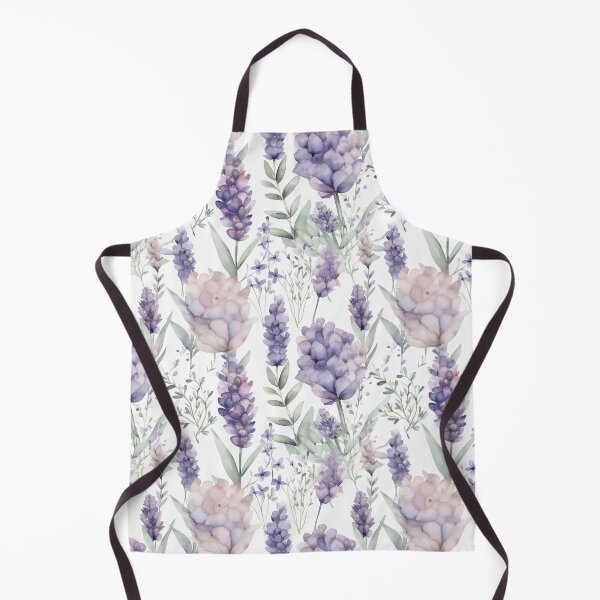 Artikelvorschau, Lavendel Blumenmuster 03 entworfen und verkauft von PixelPastry.
