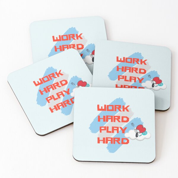 Item preview, Badminton (Work Hard Play Hard) designed and sold by Words Grow Wings.