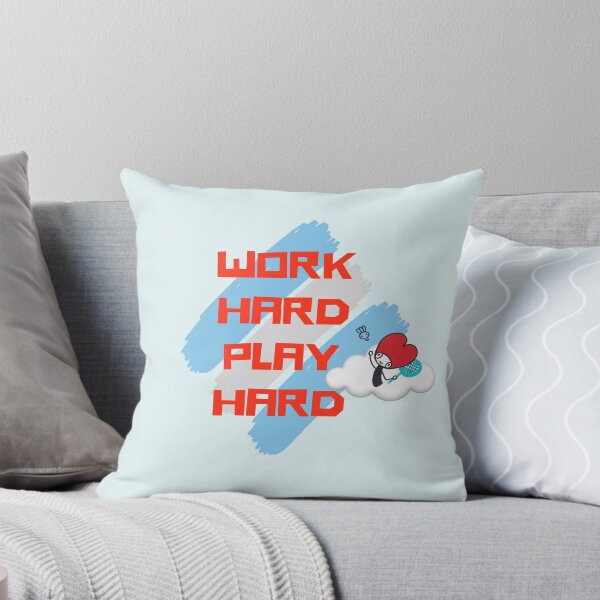 Item preview, Badminton (Work Hard Play Hard) designed and sold by Words Grow Wings.
