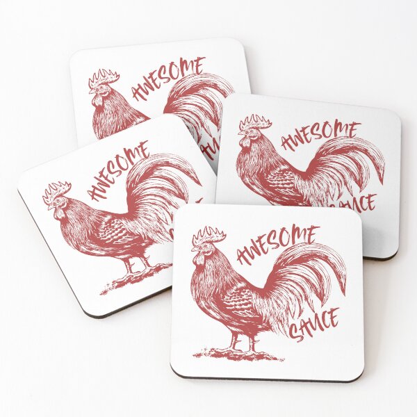 Item preview, Awesome Sauce Rooster designed and sold by TheEmptyBottleStudio.
