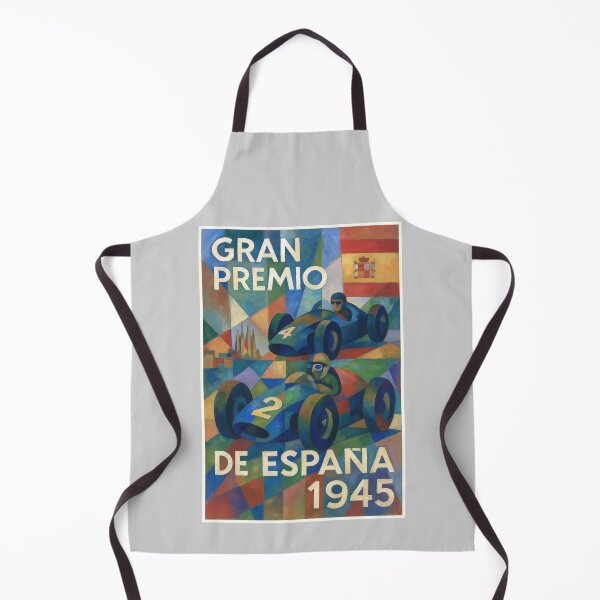 Item preview, Póster de carreras del Gran Premio de España de 1945 designed and sold by retrographics.