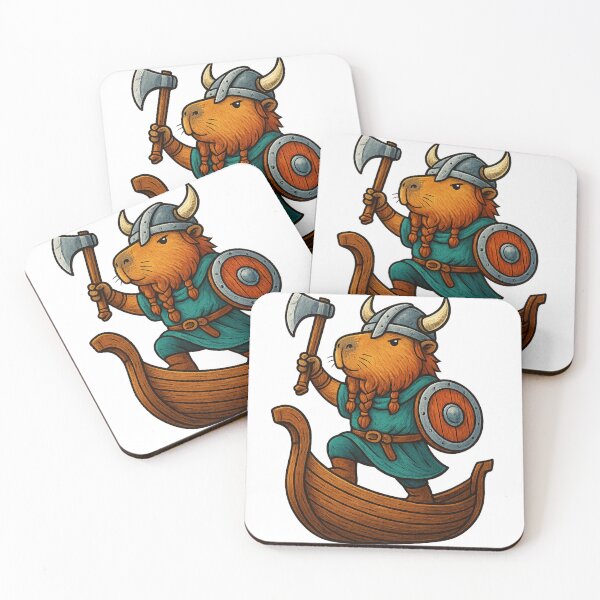 Item preview, Capybara Viking designed and sold by Capybarastore_77.