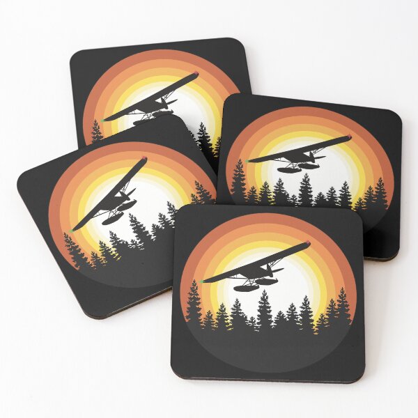 Item preview, Seaplane Flying at Sunrise Aviation Design designed and sold by skye-studio.