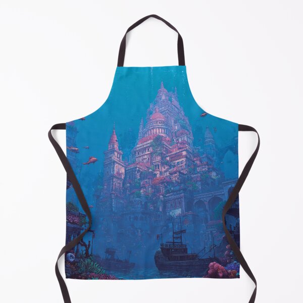 Item preview, The Sunken Spires of Aetherion designed and sold by MYTHIC PEEL STICKERS.