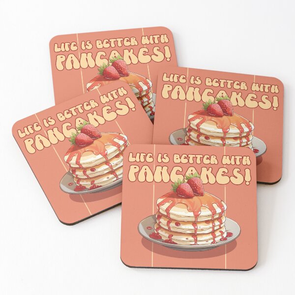 Item preview, Cute Pancake Stack T-Shirt – Funny Breakfast Foodie Graphic Tee for Pancake Lovers designed and sold by legendaryskins.