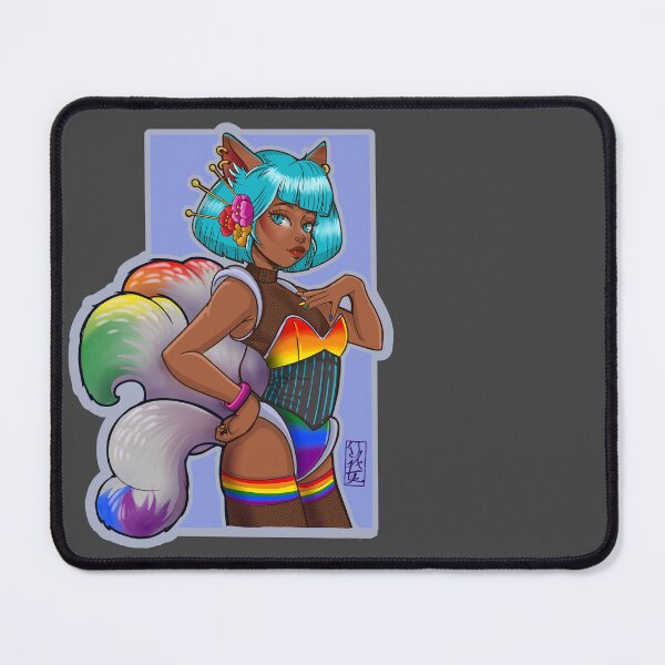 Item preview, Rainbow Kitsune! designed and sold by Vale_Ilustrada.
