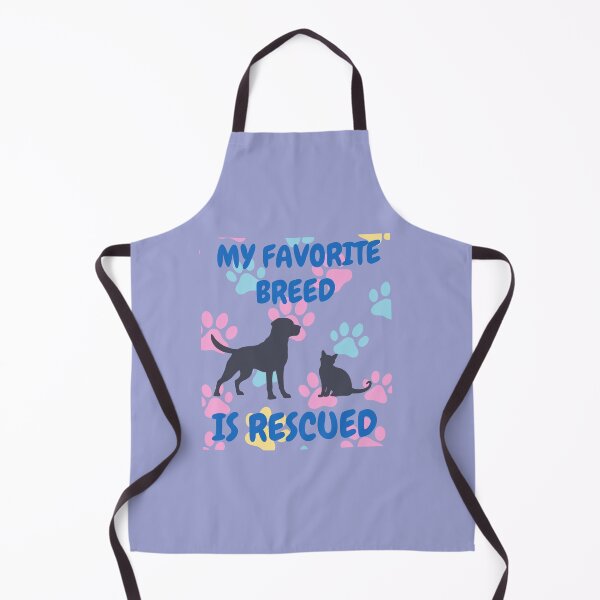 Item preview, My Favorite Breed Is Rescued – Cute Dog and Cat Rescue Design designed and sold by donwillisjrart.