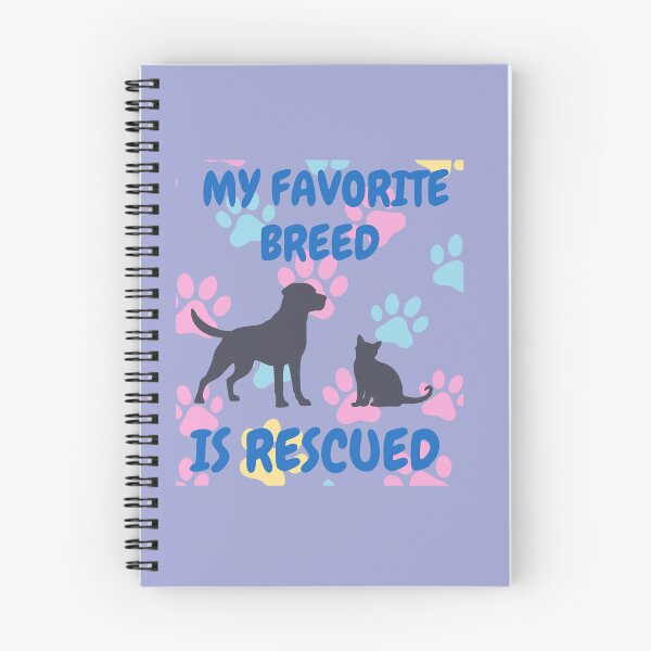 Item preview, My Favorite Breed Is Rescued – Cute Dog and Cat Rescue Design designed and sold by donwillisjrart.