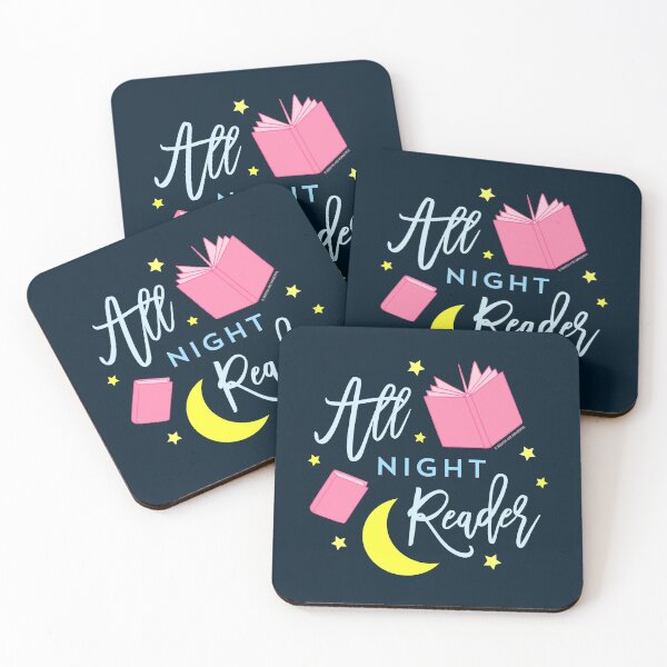 Item preview, All Night Reader  designed and sold by Bookish and Wonderful.