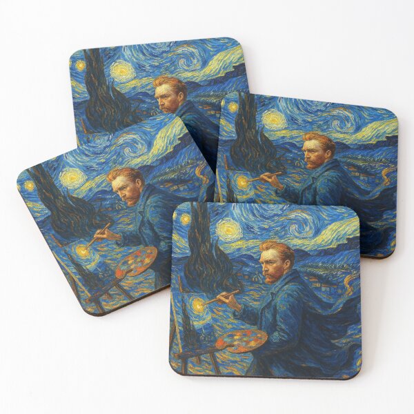 Item preview, Van Gogh in a Swirling Starry Dream #2 designed and sold by lapart.