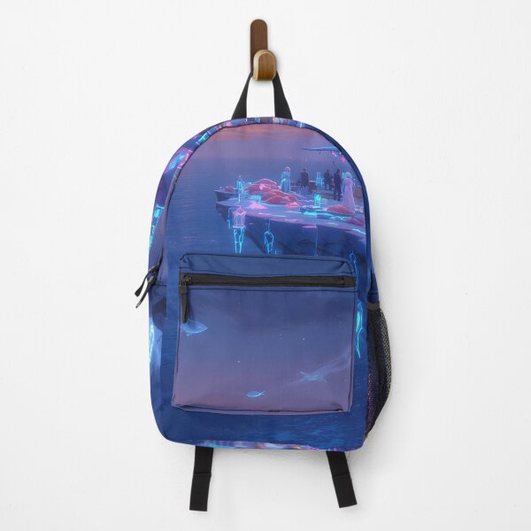 Item preview, Neon Night Market on the Cliff designed and sold by Manuel Rinaldi.