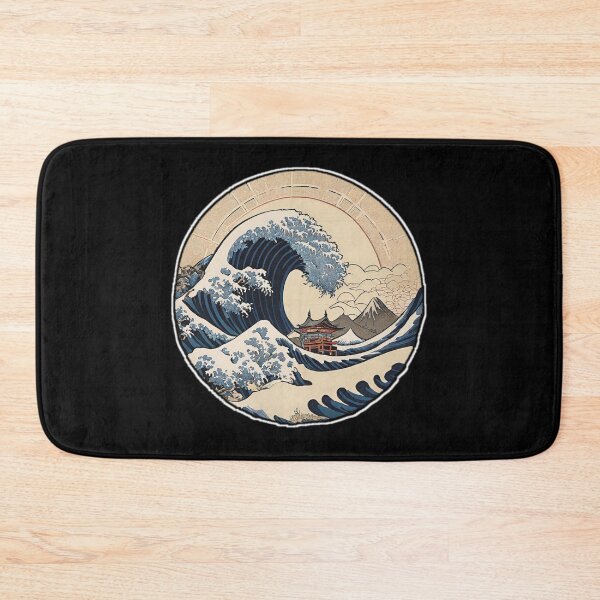 Item preview, Great Japanese Tsunami Wave in Circle! designed and sold by Giulivo Store Graphic.