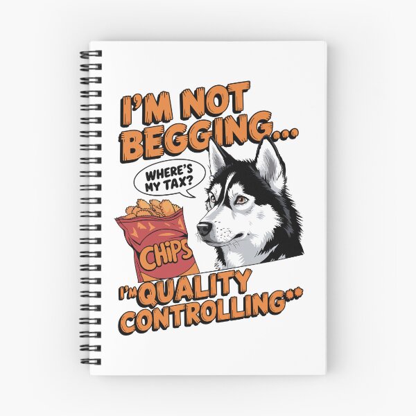 Item preview, Husky Chip Tax Patrol – I’m Not Begging Funny Dog Meme designed and sold by WildlifeInc.