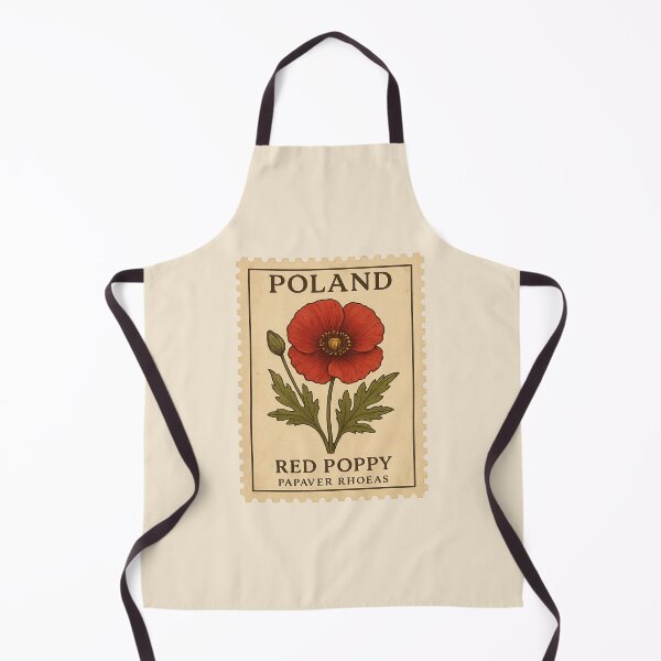 Item preview, Red Poppy Poland Postage Stamp Vintage Botanical designed and sold by Planthem.