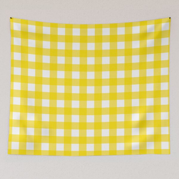 Item preview, Jumbo Yellow and White Gingham designed and sold by springstdesign.