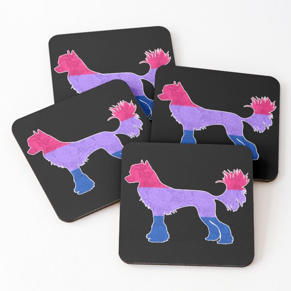Item preview, Bisexual Pride Chinese Crested Dog designed and sold by Spinyflowerart.