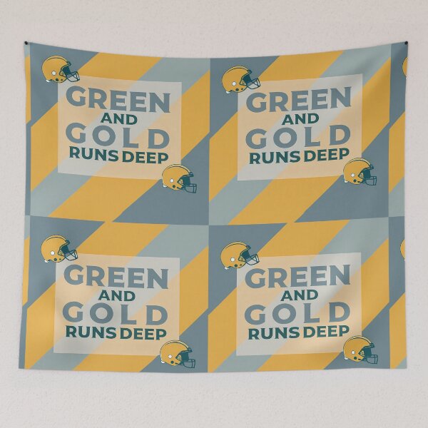 Item preview, Green and Gold: Deep-Rooted Packers Loyalty designed and sold by ART ATTACK ZONE.