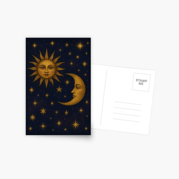 Item preview, Dreamy Sun & Moon designed and sold by WhimsicalWoman.