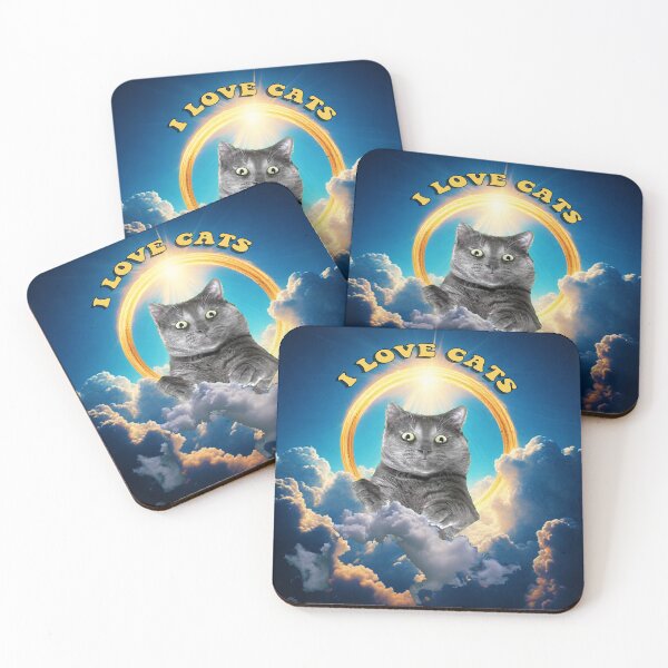 Item preview, I LOVE CATS! designed and sold by PSYCHOKITTY MERCH.