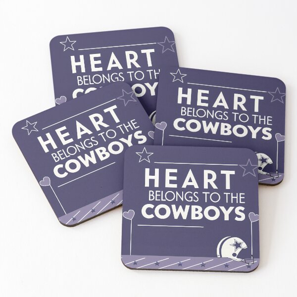 Item preview, Heart Belongs to Cowboys: Unmatched Devotion designed and sold by ART ATTACK ZONE.