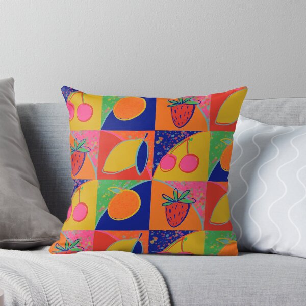 Item preview, Retro fruit squares designed and sold by MamasNatureArt.