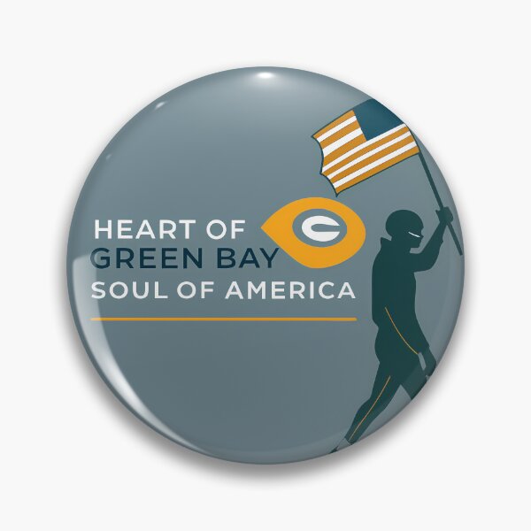 Item preview, Green Bay Heart: America’s Football Soul designed and sold by ART ATTACK ZONE.
