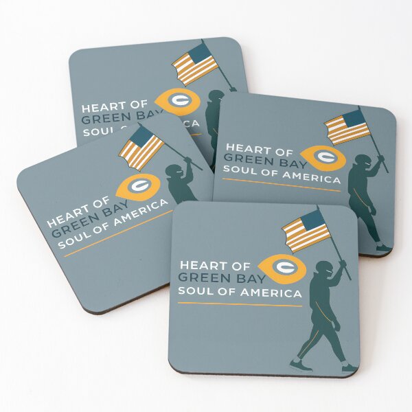 Item preview, Green Bay Heart: America’s Football Soul designed and sold by ART ATTACK ZONE.