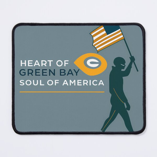 Item preview, Green Bay Heart: America’s Football Soul designed and sold by ART ATTACK ZONE.