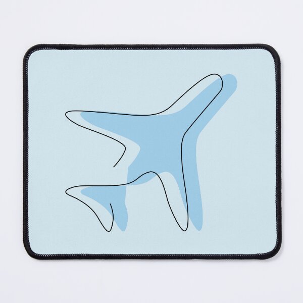 Item preview, Airplane line art designed and sold by TrulyRuby.