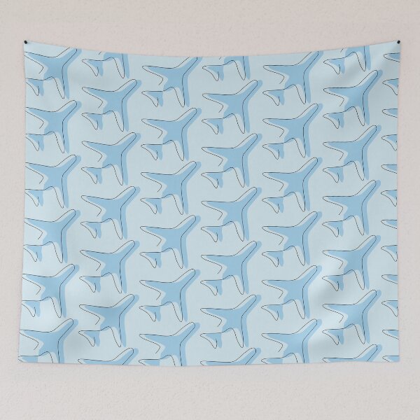 Item preview, Airplane line art designed and sold by TrulyRuby.
