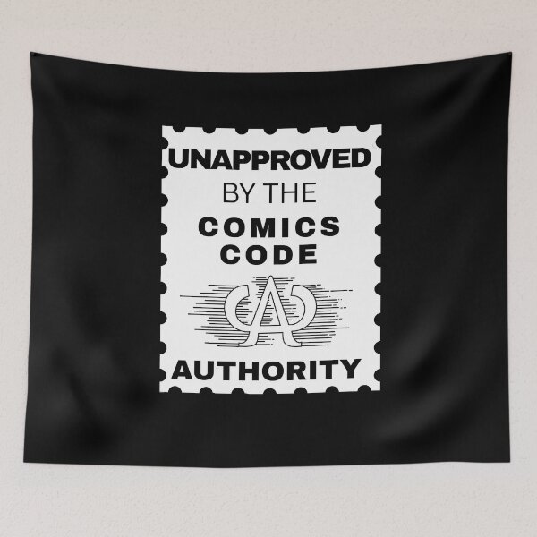 Item preview, Unapproved by the Comics Code Authority Stamp designed and sold by Bloom and Shine.