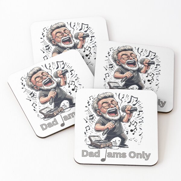 Item preview, Dad Jams Only Retro Music Design designed and sold by CottonandQuill.