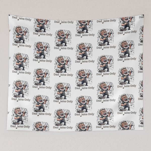 Item preview, Dad Jams Only Retro Music Design designed and sold by CottonandQuill.