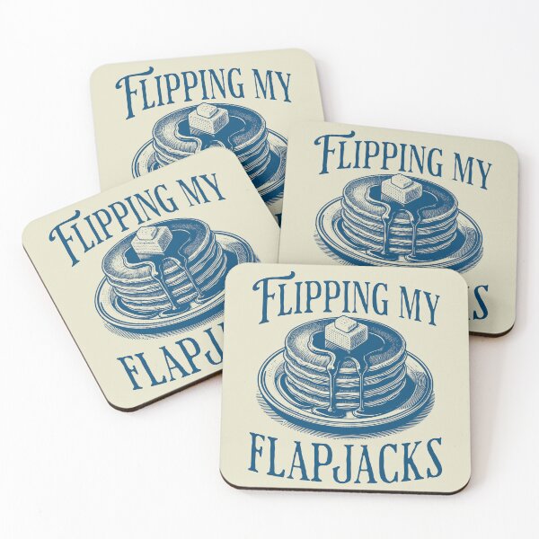 Item preview, Flipping My Flapjacks Funny Brunch designed and sold by MaxOutDesign.