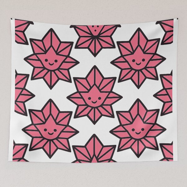 Item preview, Kawaii Asanoha Japanese Hemp Leaf Pattern designed and sold by NipponPop.