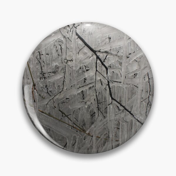 Item preview, Ice on shrubbery designed and sold by Kate Anderson Art.