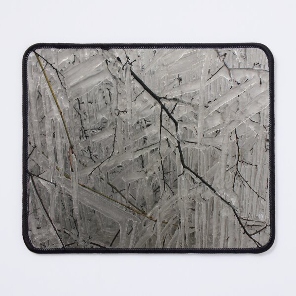 Item preview, Ice on shrubbery designed and sold by Kate Anderson Art.