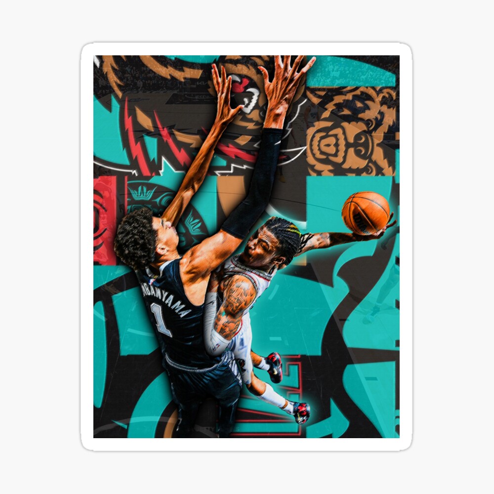 Ja Morant Best Dunking on Victor Wembanyama iPhone Case