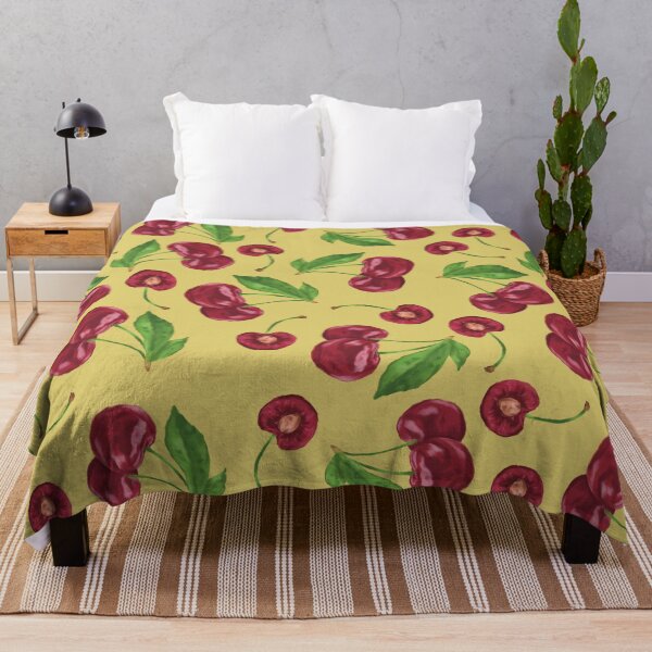Item preview, Cherries - Seamless designed and sold by Comets Canvas.