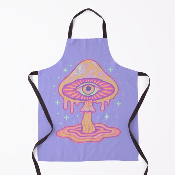 Item preview, All Seeing High Mushroom | Pastel Party Pink and Purple | Garden of Shrooms  designed and sold by Daniel Watts.