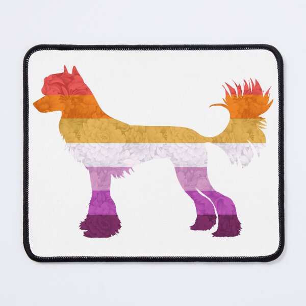 Item preview, Lesbian Pride Chinese Crested Dog designed and sold by Spinyflowerart.