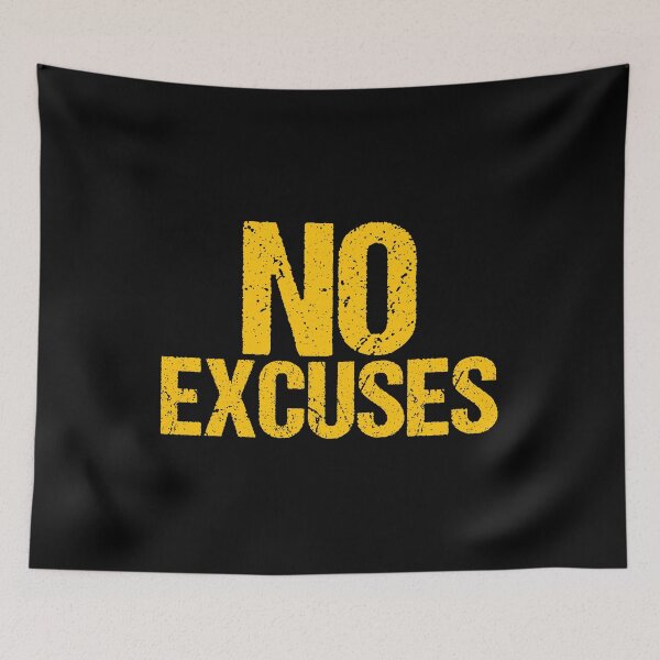 Item preview, No Excuses No Surrender | Workout Warrior Fitness Quote Apparel designed and sold by typoinspired.
