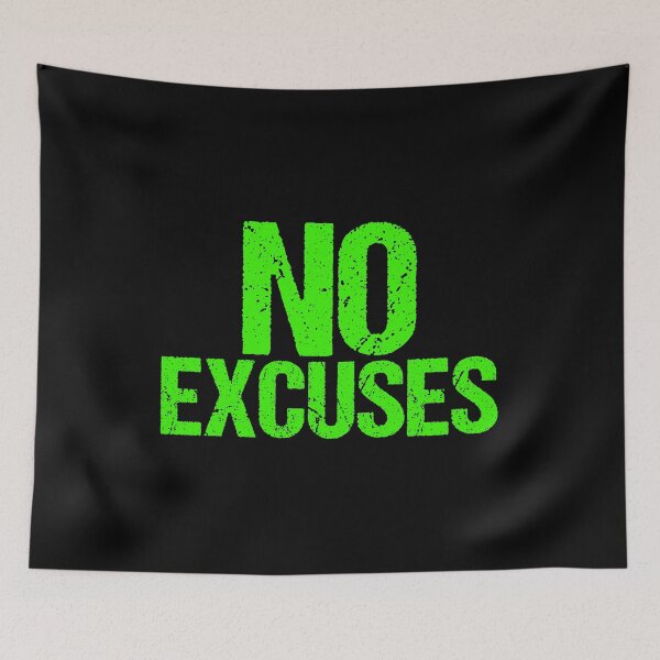 Item preview, No Excuses No Surrender | Workout Warrior Fitness Quote Apparel designed and sold by typoinspired.
