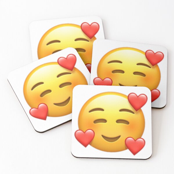Item preview, Smiling Face with Hearts Emoji designed and sold by Popular-Gifts.