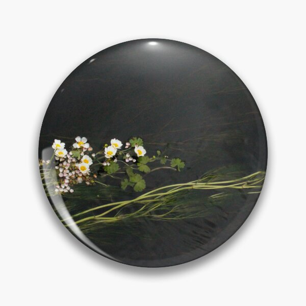 Item preview, Dark Waters of River Teifi with River Water-Crowfoot - Ranunculus Fluitans designed and sold by Kate Anderson Art.