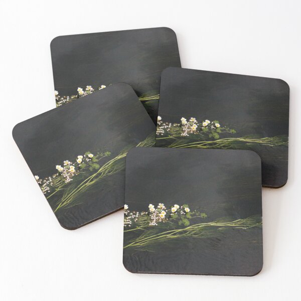 Item preview, Dark Waters of River Teifi with River Water-Crowfoot - Ranunculus Fluitans designed and sold by Kate Anderson Art.