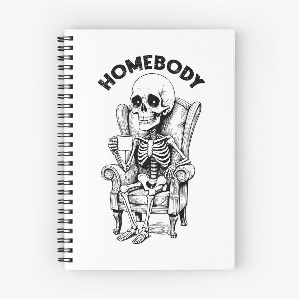 Item preview, Homebody Funny Indoorsy Skeleton Introvert Shy Halloween Guy designed and sold by GrandeDuc.