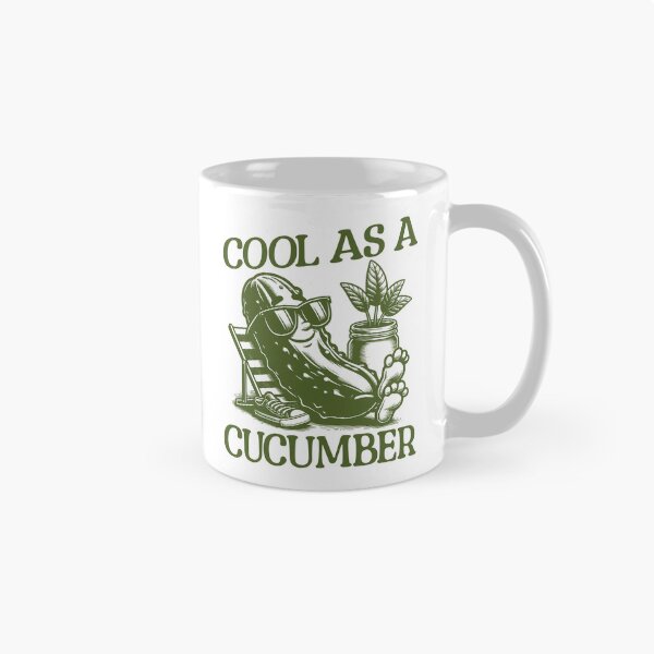 Item preview, Cool As A Cucumber Funny Pickle designed and sold by MaxOutDesign.