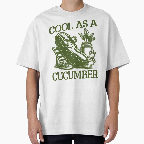 Item preview, Cool As A Cucumber Funny Pickle designed and sold by MaxOutDesign.